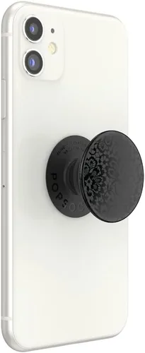 Miniatura 2 de PopSockets Agarre para teléfono con soporte expandible, agarre adhesivo - Lace Noir