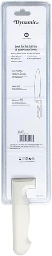 Miniatura 3 de Dynamic Pro-Grip Santoprene, Cuchillo de chef Softgrip de 10 pulgadas, blanco, grande