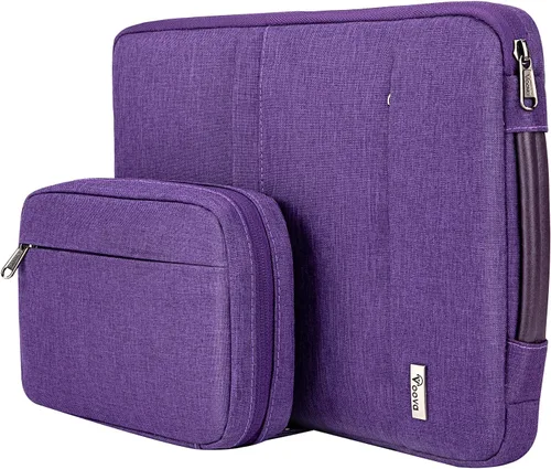 Miniatura 8 de Voova Funda para laptop de 15.6 pulgadas compatible con MacBook Air 15 M2/M3/M4, MacBook Pro 15/16, 15-16 pulgadas Hp, Lenovo Dell Acer, bolsa