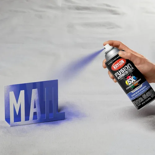 Miniatura 287 de Krylon Fusion - Pintura en aerosol adhesiva todo en uno para uso en interiores y exteriores, 12 onzas, aluminio