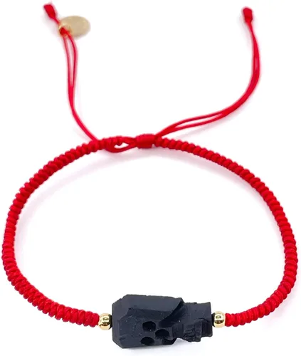 Miniatura 9 de Red String Protection Bracelet for Women Against Evil Eye Genuine Jet Stone Azabache Contra el Mal de Ojo