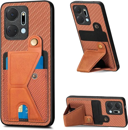 Miniatura 25 de Funda para Xiaomi Poco M5s 4G, Funda para Redmi Note 10 4G / Note 10S 4G / Note 11 SE (India) Funda de cuero PU ranuras para tarjetas Soporte