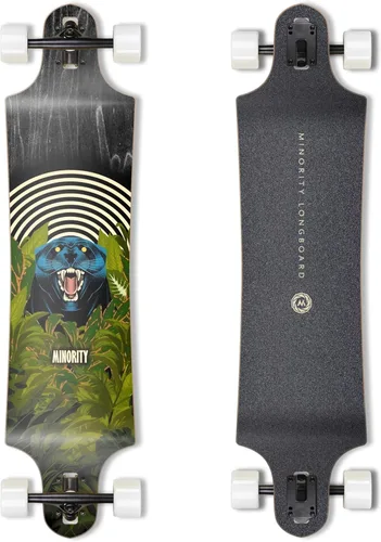 Miniatura 13 de MINORITY Patineta Longboard de arce para pendientes plataforma de 40 pulgadas Hecha para andar