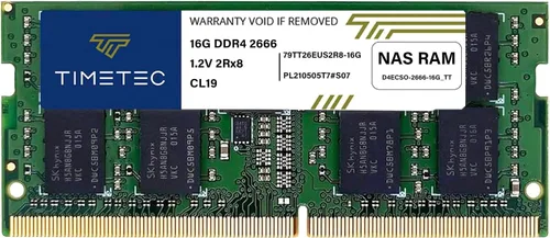 Miniatura 5 de Timetec Kit de 16 GB (2 x 8 GB) compatible con Synology NAS DiskStation/RackStation DDR3/DDR3L 1600MHz PC3L-12800 1.35V no ECC sin búfer SODIMM RAM