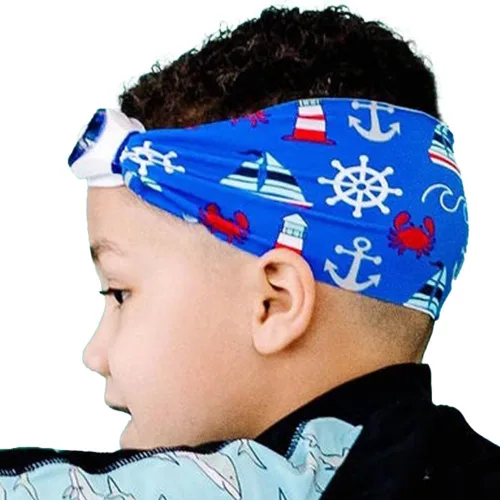Splash Place - Gafas de natación para niños con correa de tela | Gafas de natación sin enredos para niños
