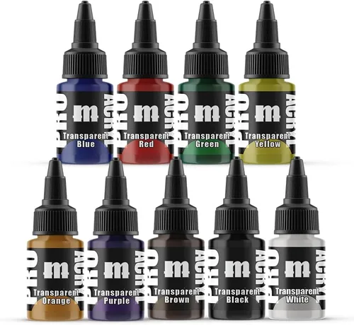 Monument Hobbies PRO Acryl 22ml Juego de Pintura Acrílica - Pintura en Miniatura para Wargames - Pintura Acrílica No Tóxica Compatible con Técnicas