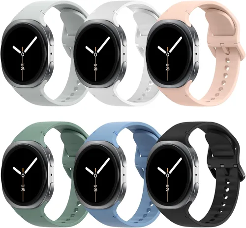 Miniatura 14 de TiMOVO - Paquete de 6 correas deportivas compatibles para Samsung Galaxy Watch 8 40 mm 44 mm/Galaxy Watch 8 Classic 46 mm (2025), correa de repuesto