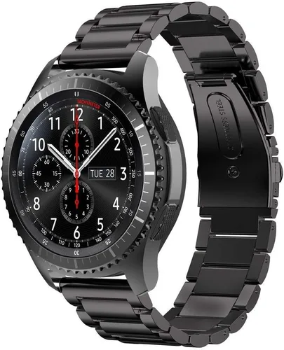 Miniatura 11 de Compatible con Galaxy Watch 1.811 in/Galaxy Watch 3 1.772 in/Gear S3 Frontier Classic Band 0.866 in Acero inoxidable malla metálica Loop Correa