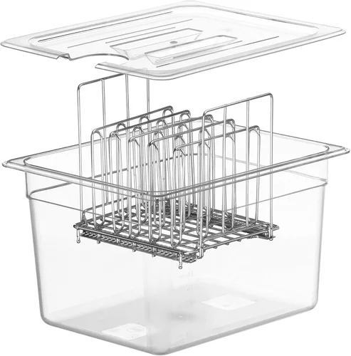Miniatura 3 de LIPAVI Tapa C10L-AN para contenedor LIPAVI C10 Sous Vide, con corte de precisión para el circulador de inmersión ANOVA NANO