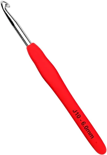 Miniatura 12 de Mdoker Ganchos de ganchillo extralargos, agarre ergonómico, mango suave para ganchillo hecho a mano, agujas de ganchillo para manos artríticas