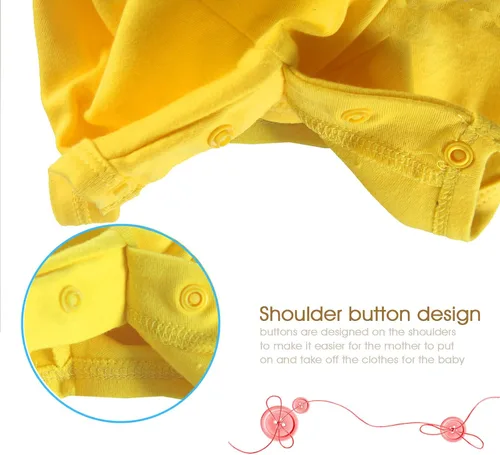 Miniatura 3 de AOUYOA Baby Twins Bodysuits Yummz Tomato Ketchup Yellow Mustard Short Sleeves Girl Romper Costume Set