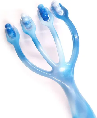 Miniatura 3 de Healifty Masajeador de rodillo de mano de cuatro garras de 7.48 pulgadas, herramienta de masaje muscular compacta para pies, manos, cuello, cuerpo