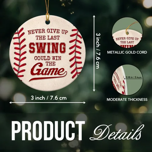 Miniatura 2 de Adornos de Navidad de béisbol 2025 para jugadores, equipo, amigos, regalos ideales para niños que aman el béisbol, regalos para fanáticos