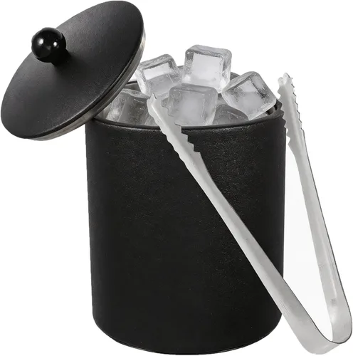 DOITOOL Cubo de hielo de acero inoxidable de 3 cuartos de galón con aislamiento de doble pared, botella de cerveza, enfriador de bebidas, para