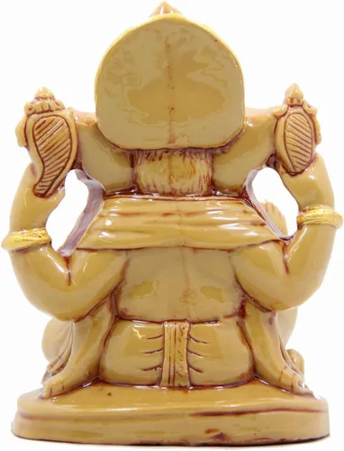 Miniatura 2 de Ganesh Ganpati Ganesha Señor de la Prosperidad, Fortuna y Sabiduría Acabado Madera