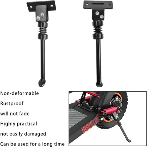 Miniatura 4 de BBAUER Soporte de pie de estacionamiento para scooter eléctrico compatible con Kugoo M4 M4 Pro E-Scooter aleación de aluminio Kickstand Rack