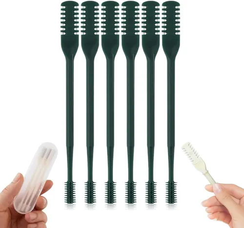 Miniatura 10 de Cuchillo de nariz de doble cara mejorado, herramienta de eliminación de vello de fosa nasal de 360°, cortador de pelo nasal 2 en 1, recortador