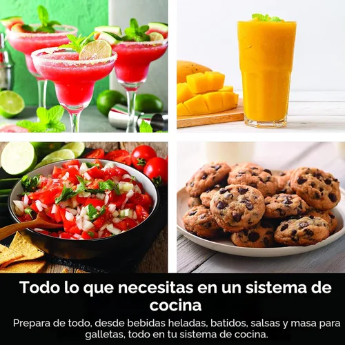 Miniatura 10 de Ninja Licuadora, procesador de alimentos, licuadora para batidos, incluye jarra, taza de batido y cuenco de 8 tazas, salsa, masa, batidos, granizado