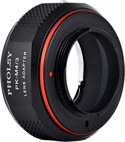 Miniatura 6 de PHOLSY Adaptador de montaje de lente PK a MFT compatible con lente de montaje Pentax K PK a Micro Cuatro Tercios (M4/3 Micro 4/3) Cuerpo de cámara