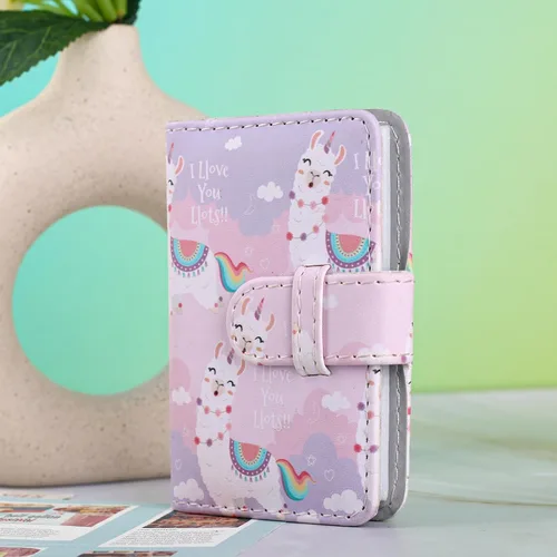 Miniatura 8 de Mini álbum de fotos de 28 bolsillos para mini película, foto de 2x3, tarjeta de fotos Kpop, álbumes cartera libro para Mini 12 11 40 7+ EVO 90 Alpaca