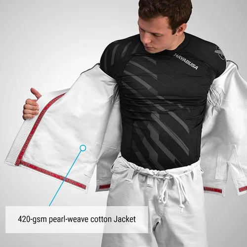 Miniatura 4 de Hayabusa Jiu Jitsu Gi de tejido perlado ultraligero