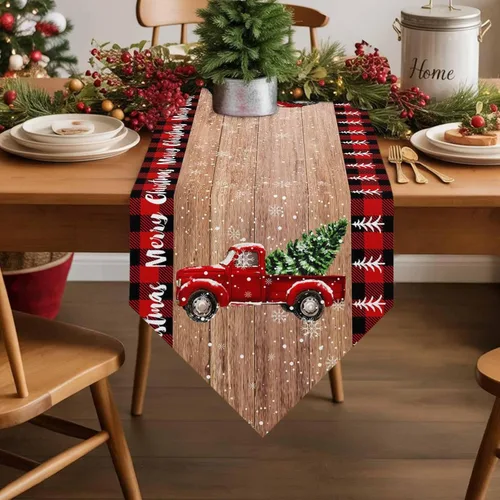 Miniatura 2 de Camino de mesa de camión para el día de San Valentín de 36 pulgadas de largo, antideslizantes, para mesa de comedor, diseño de corazón de amor