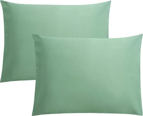 Miniatura 45 de FLXXIE Juego de 2 fundas de almohada de microfibra tamaño Queen, fundas de almohada suaves con cierre de sobre, fundas de almohada resistentes a