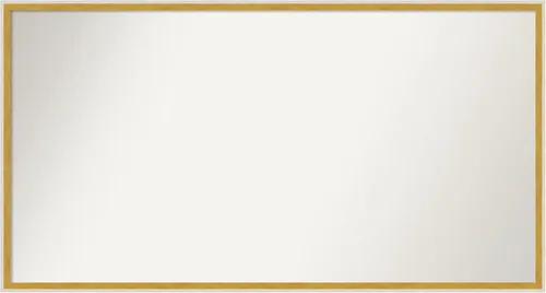 Miniatura 345 de Amanti Art Espejo de baño blanco para sobre el fregadero, 32 x 45 pulgadas, espejo de tocador rectangular blanco esbelto, marco de madera moderno