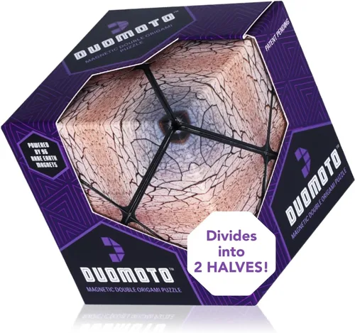 Miniatura 9 de Duomoto - Cubo magnético que cambia de forma - Rompecabezas de doble creatividad con 96 imanes de tierras raras - Se transforma en más de 100 formas