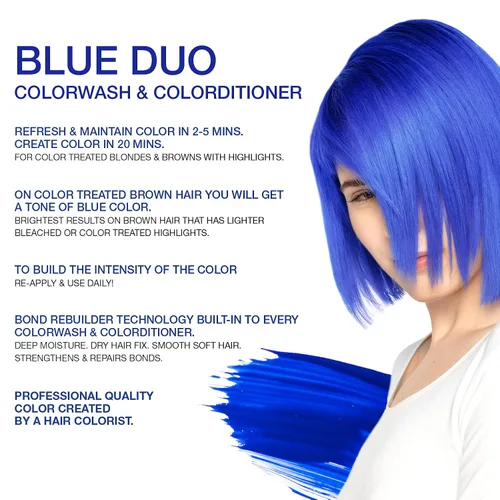 Miniatura 2 de Celeb Luxury Intense Color Depositing Colorwash Shampoo + BondFix Rebuilder, tinte vegano para el cabello, a base de plantas de origen sostenible