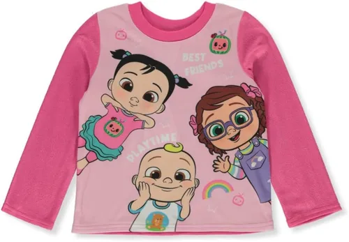 Miniatura 2 de Komar Kids CoComelon - Conjunto de pijama de 2 piezas para niñas pequeñas