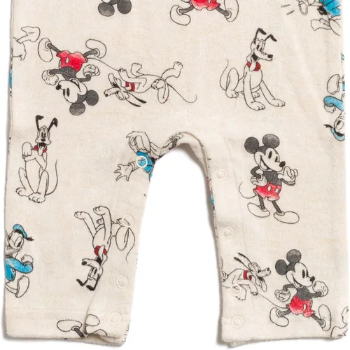 Miniatura 6 de Disney Mickey Mouse Pluto Donald Duck Baby Snap Sleep N' Play - Overol recién nacido a bebé