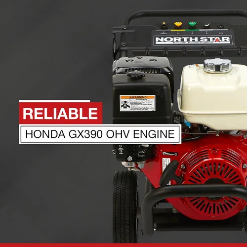 Miniatura 3 de Northstar Gas Lavadora a presión portátil de agua fría - 4200 PSI, 3.5 GPM, motor Honda, número de modelo 157127