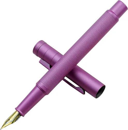 Miniatura 34 de Hongdian Bolígrafo Rollerball Bosque Azul Oscuro con Repuesto de Tinta Negra Schmidt, Diseño Clásico con Estuche de Metal para Firma de Negocios