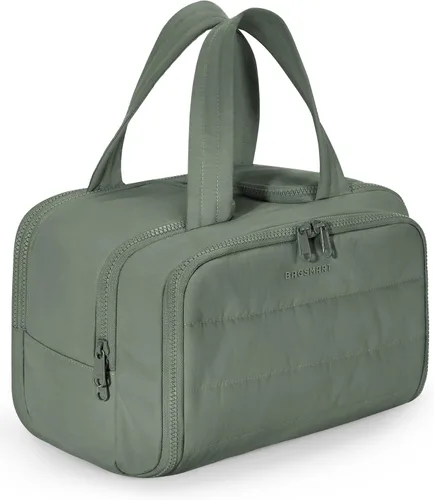 Miniatura 28 de BAGSMART Bolsa de Aseo de Viaje, Bolsa de Aseo Resistente para Mujeres, Bolsas de Aseo Ampliamente Abiertas y Esponjosas para Viajar, Organizador