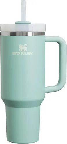 Miniatura 191 de Stanley Quencher H2.0 - Vaso de acero inoxidable con asa, pajilla y tapa FlowState giratoria de 3 posiciones; aislamiento térmico, sin BPA; apto