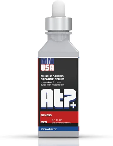 MMUSA ATP+ - Suero de creatina preentrenamiento para hombres. Energía instantánea, potencia, fuerza y resistencia. Aumenta el crecimiento muscular,