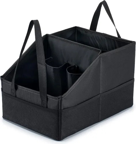Miniatura 8 de Caja Organizadora de Asiento Delantero-Trasero para Automóvil - Organizador Portátil de Asiento de Pasajero, Organizador de Asiento de Automóvil