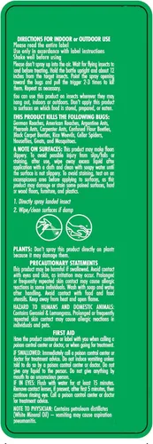 Miniatura 11 de STEM Mata hormigas, cucarachas y moscas: aerosol para insectos de ingredientes activos a base de plantas, insecticida botánico