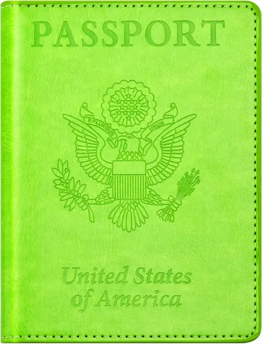 Miniatura 16 de Combo de tarjetero para pasaporte y vacuna, soporte para pasaporte con ranura para tarjeta de vacuna, cartera para pasaporte, funda para pasaporte