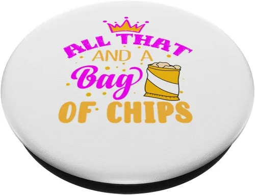 Miniatura 2 de self confidence self-esteem All that and a bag of chips fun PopSockets Standard PopGrip