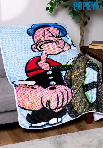 Miniatura 2 de Fun Costumes Popeye - Manta estándar de 60 x 48 pulgadas