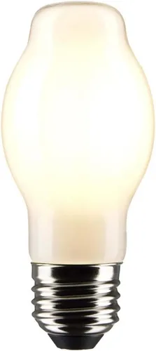 Miniatura 2 de Satco S21339 BT15 - Bombilla LED de filamento de 8 W, 120 V, acabado blanco, luz diurna de 5000 K, 800 lúmenes, base media E26, regulable, ubicación
