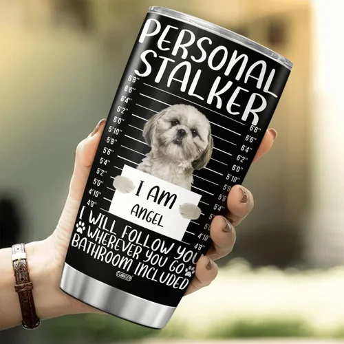 Miniatura 4 de CUBICER Vaso personalizado con diseño de gato americano de pelo corto con tapa, divertidos regalos de Navidad para mujeres, hombres, adultos