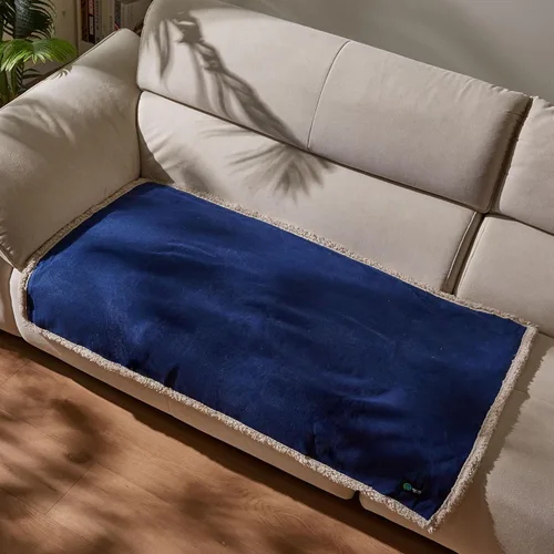Miniatura 38 de Kritter Planet - Manta impermeable y a prueba de orina para perros grandes; manta suave, reversible y a prueba de líquidos para proteger el sofá
