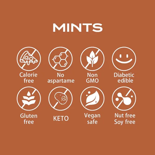 Miniatura 5 de DC24 DAILY CARE 100% menta de canela de eritritol, menta de aliento sin azúcar, bajo en calorías, sin aspartamo, keto, 30 unidades, paquete de 4