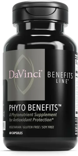 DAVINCI Labs Phyto Benefits - Apoya la salud cardíaca, cerebral e inmunológica, producción de GLP-1 y más con curcumina, quercetina, té verde y más*