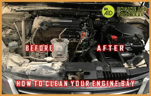 Miniatura 6 de Engine AID limpia eficazmente las bahías del motor del automóvil sin necesidad de agua, fórmula diseñada para eliminar la suciedad, aceites y grasa