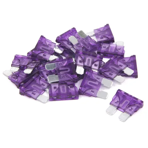 Miniatura 17 de (20 piezas) Fusible de hoja estándar de 3 amperios, fusible automotriz de 3 A para automóvil y camión