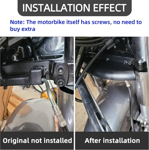 Miniatura 3 de psler - Deflector de viento de árbol triple inferior, cubierta de horquilla delantera para motocicleta Touring Electra Street Road Glide Road King